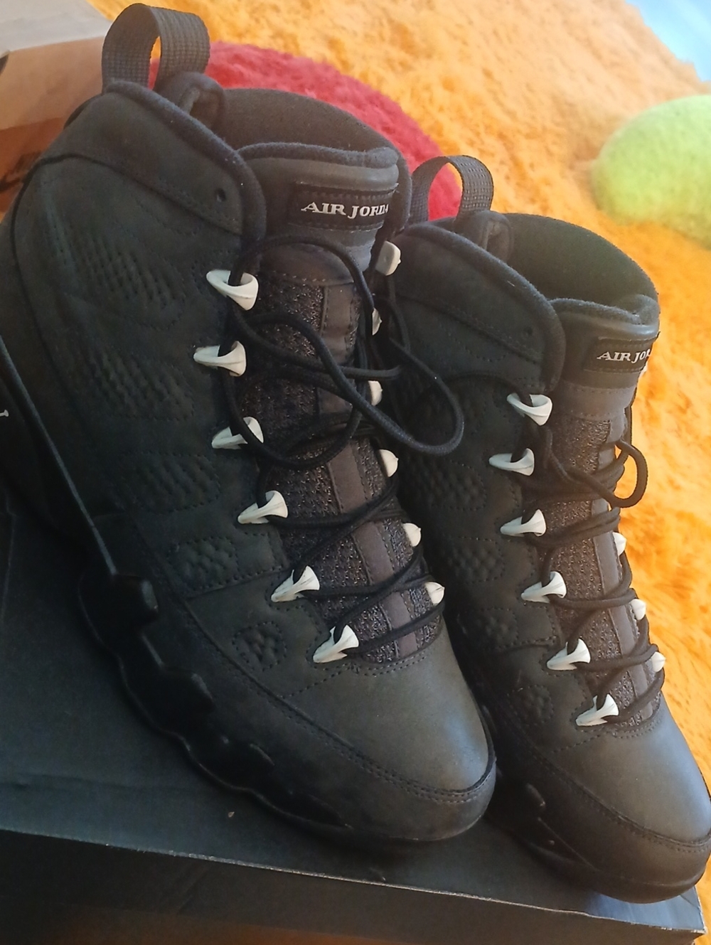 Jordan Men's Black High-Top Sneakers